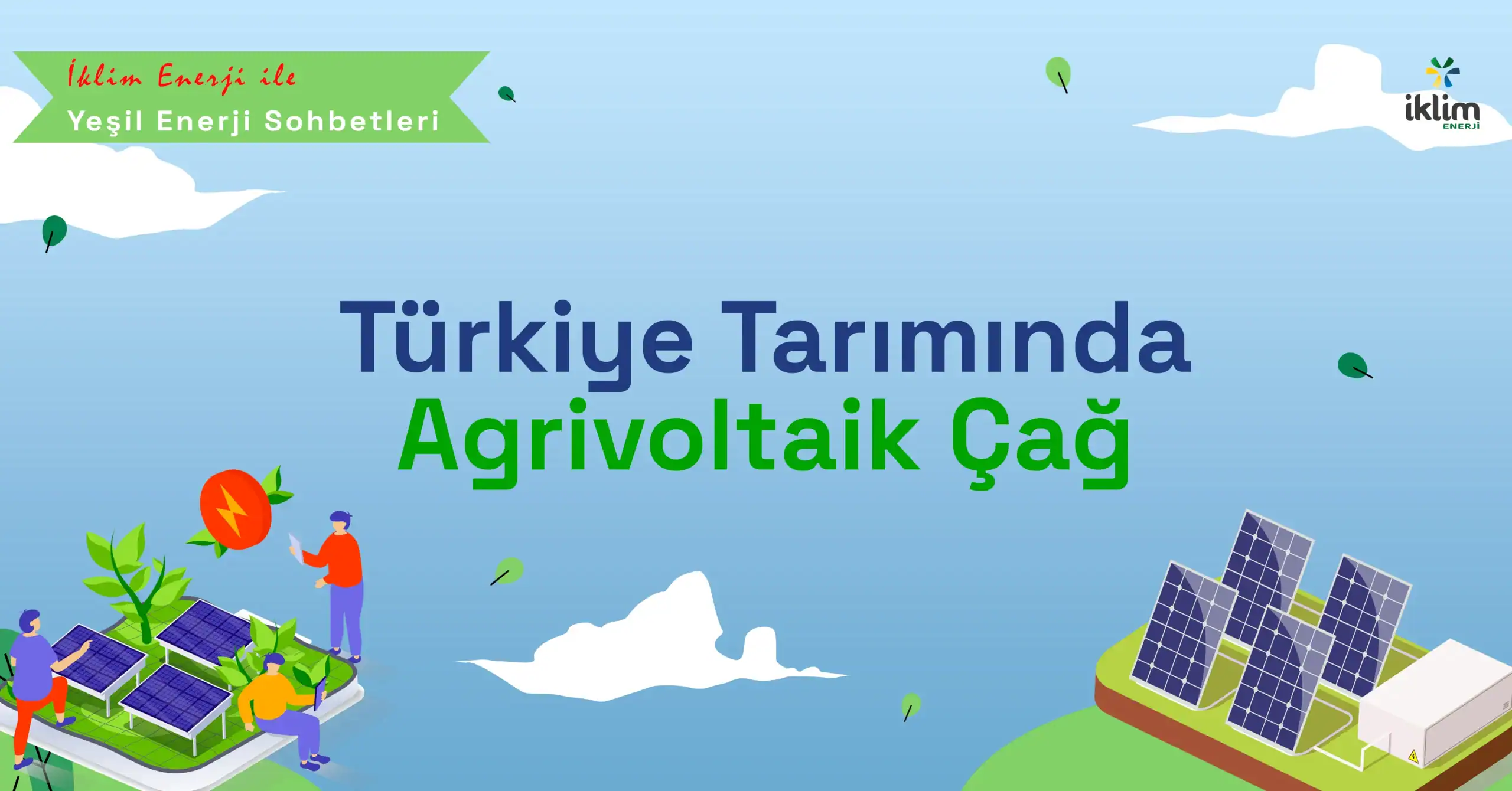 “Türkiye Tarımında Agrivoltaik Çağ” başlıklı İklim Enerji blog kapak görseli